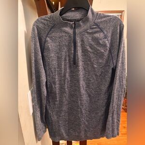 Kyodan Heathered Navy Blue Quarter-Zip Pullover